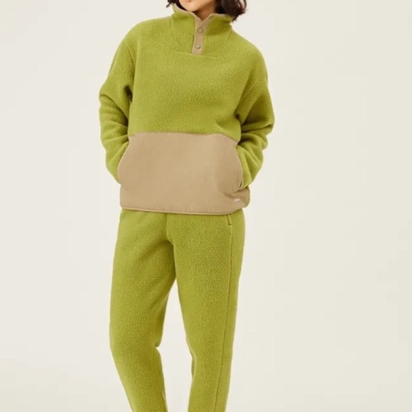 Allbirds Fleece Womens Small Sherpa Pop Over Outdoors Athletic Gym Hiking Fit - Picture 2 of 13